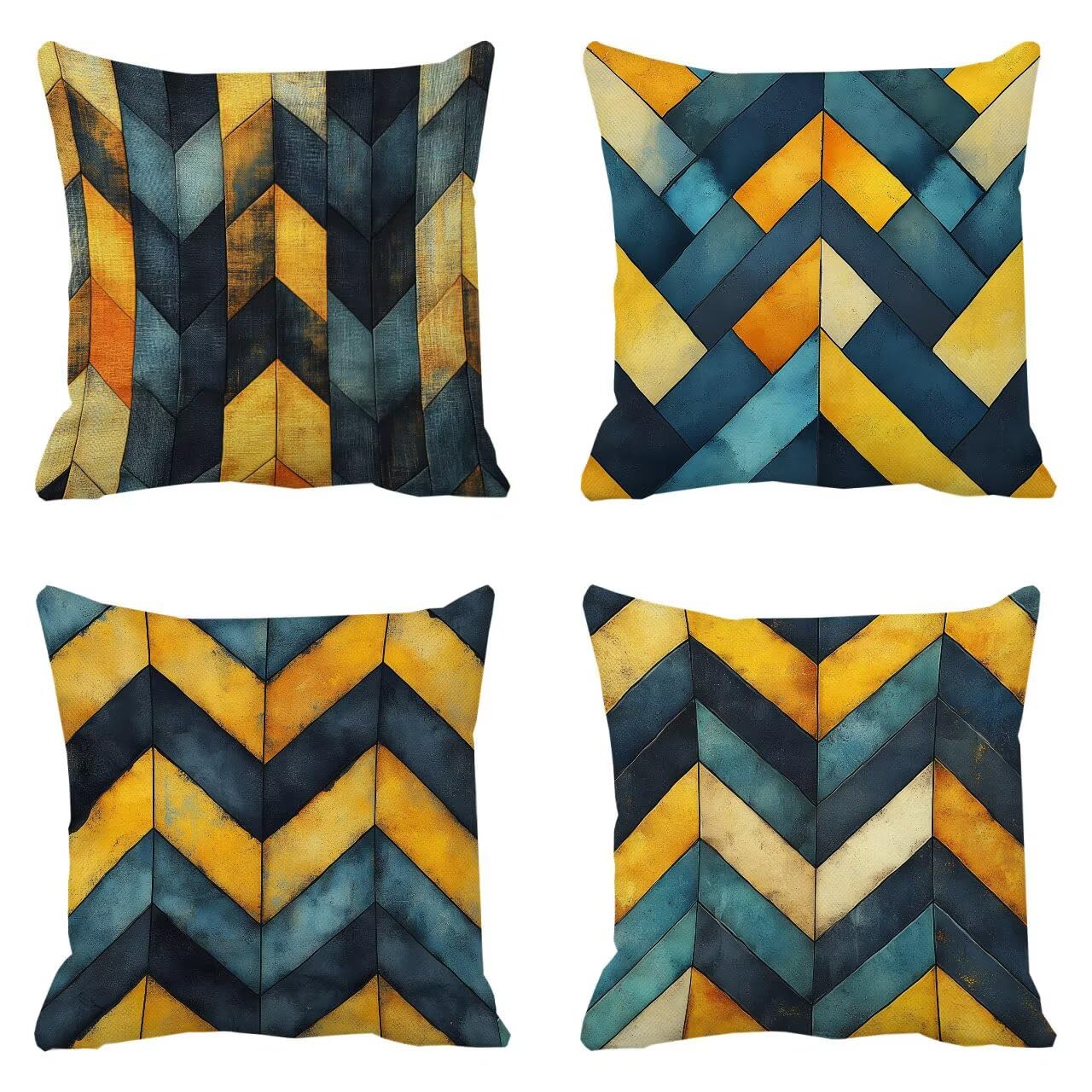Coussin canape bleu bohême imperméable pour votre déco de jardin