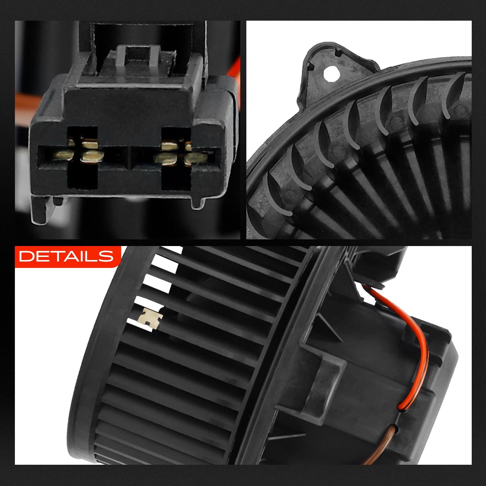 Frankberg Motore del Ventilatore Compatibile con Classe A W177 A180-A220 A35 A45 1.3L-2.0L 2018-2025 B-Class W247 B160-B220 1.3L-2.0L 2018-2025 Replace# A2478308400