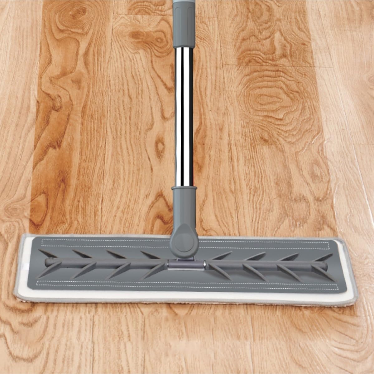 Spazzolone per Pavimenti Mop Piatto in Silicone for Uso Domestico, Silenzioso, Mop Pigro, Pavimento in Piastrelle Bagnato E Asciutto Mocio Pavimenti Mocio Mop