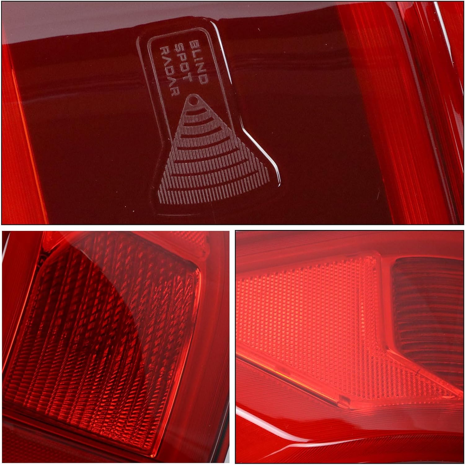 Nakuuly LED Tail Light with Blind Spot Compatible With Ford F150 2015 2016 2017 Left Driver Side Taillight Rear Brake Lamp Signal Assembly # ‎HL3Z13405D (Module NOT Included)