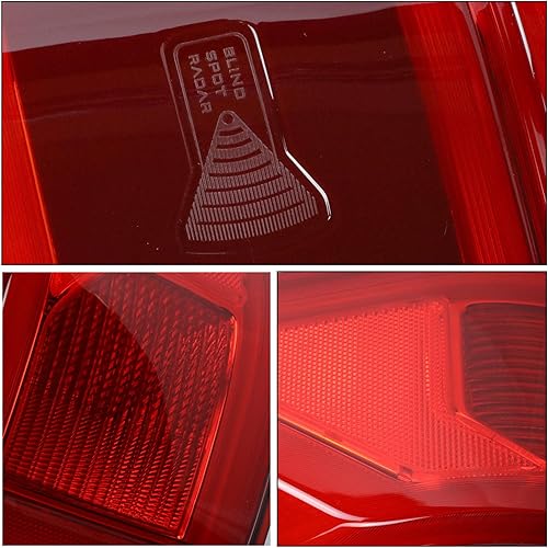 Miniatura 7 de Nakuuly Luces traseras LED con punto ciego compatibles con Ford F150 2015 2016 2017 Luz trasera del lado del conductor, lámpara de freno trasera,