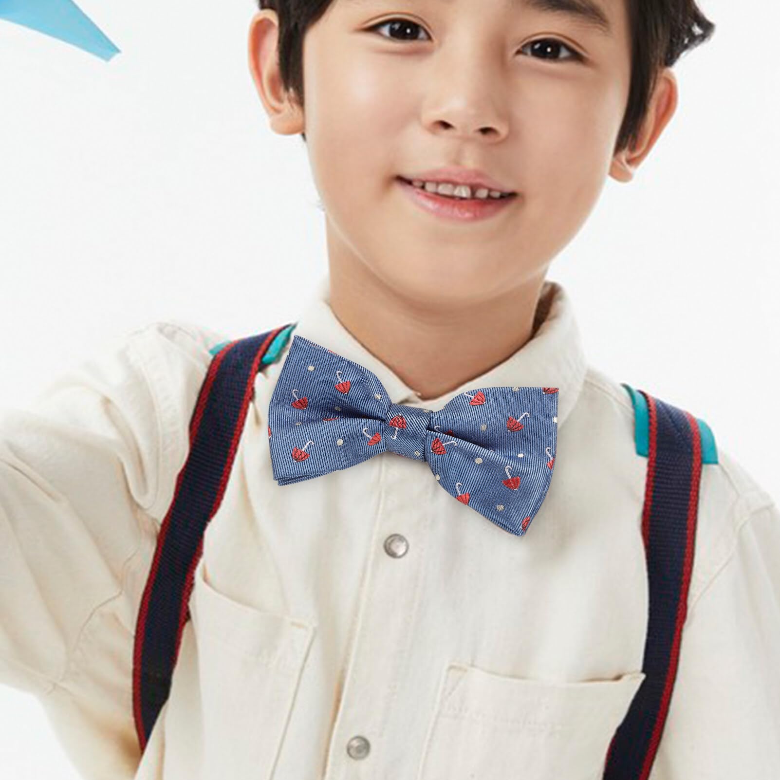 Didiseaon Children's Bow Tie Adjustable Pre Tied Bow Ties costume bow tie Child Performance Bow Tie Beautiful Bow Tie Receive flowers Collar accessories polyester clothing three-dimensional