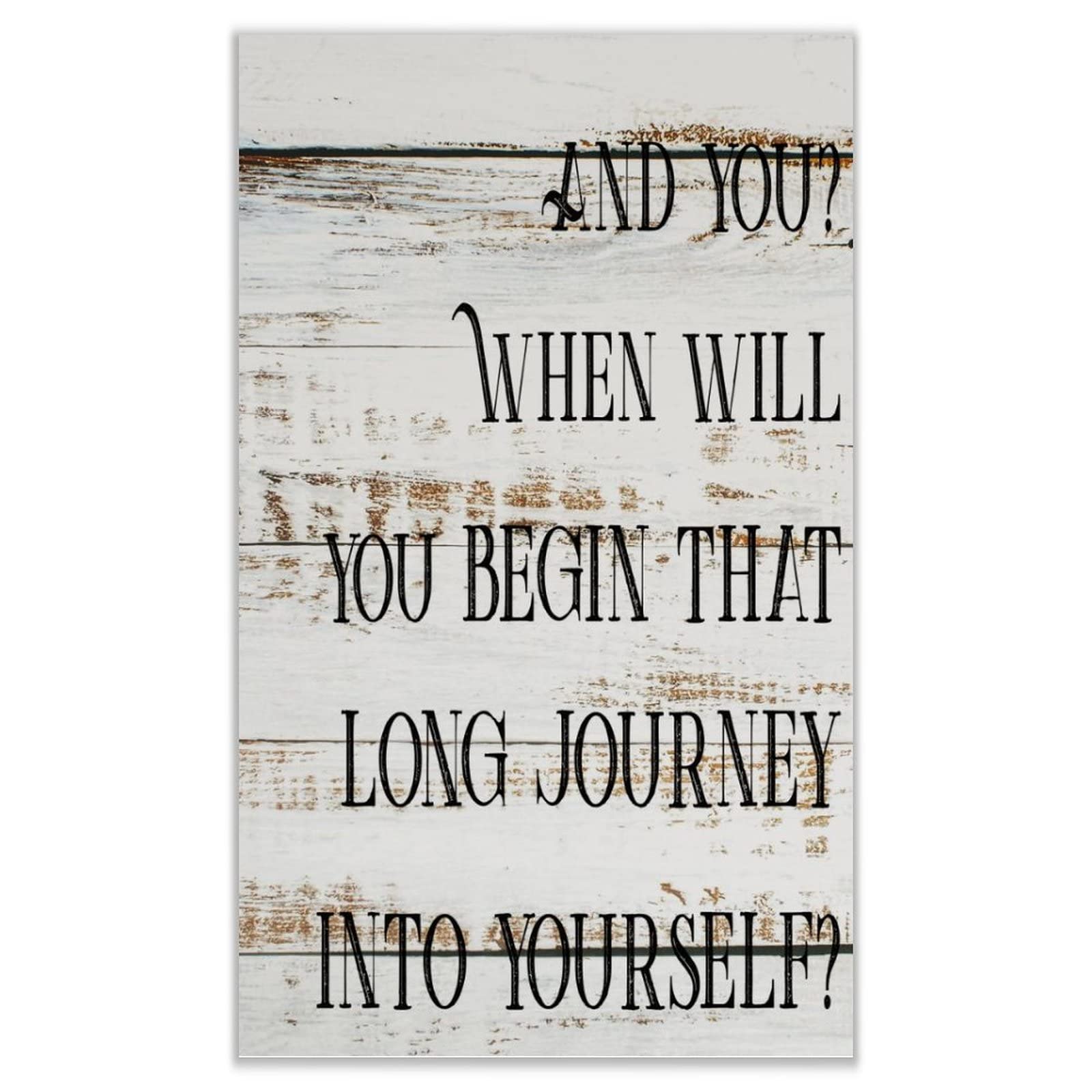 Plaque amusante en bois pour habiller un mur vide avec style 30x50