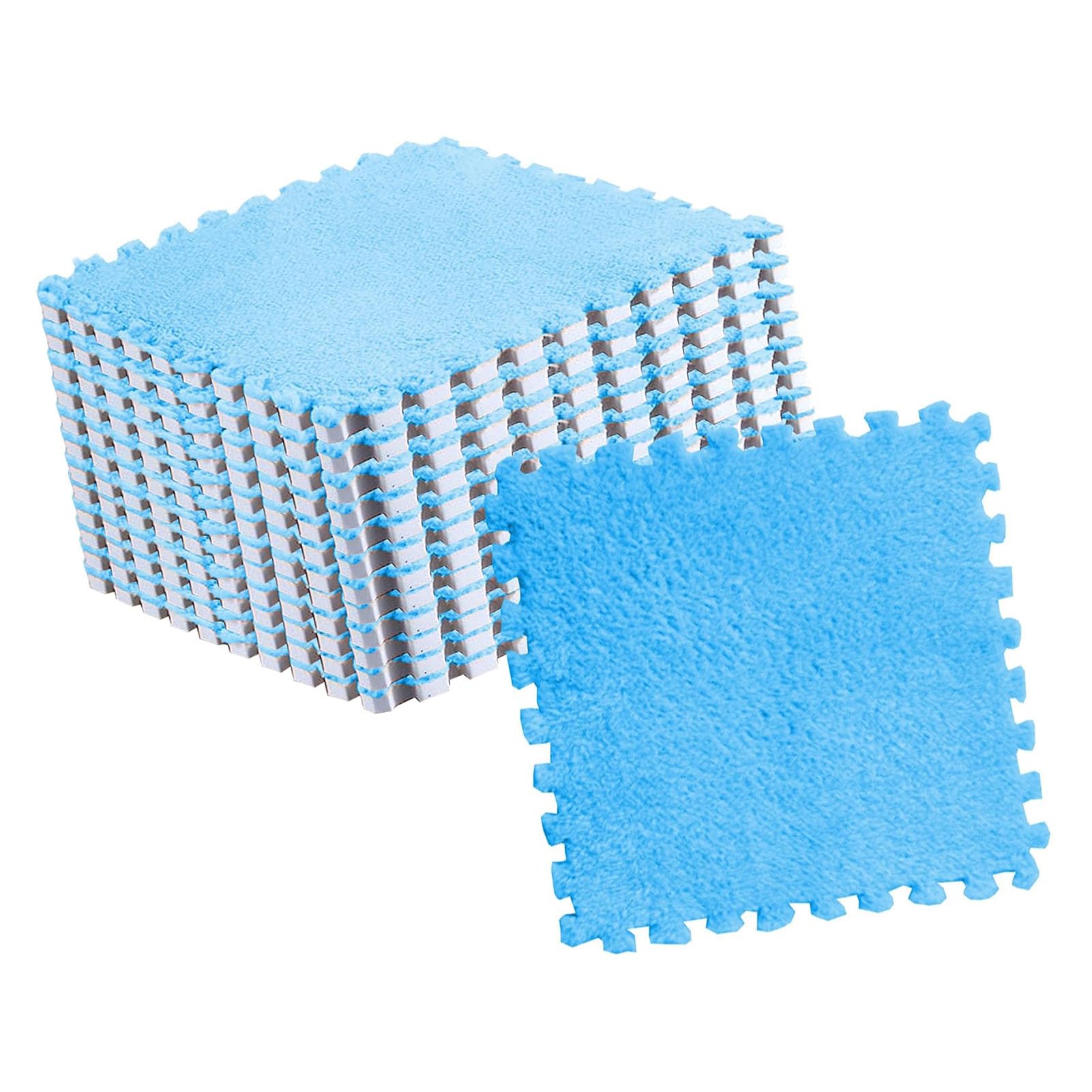 Qudinip Plush Puzzle Floor Foam Mat Tiles - Image 4