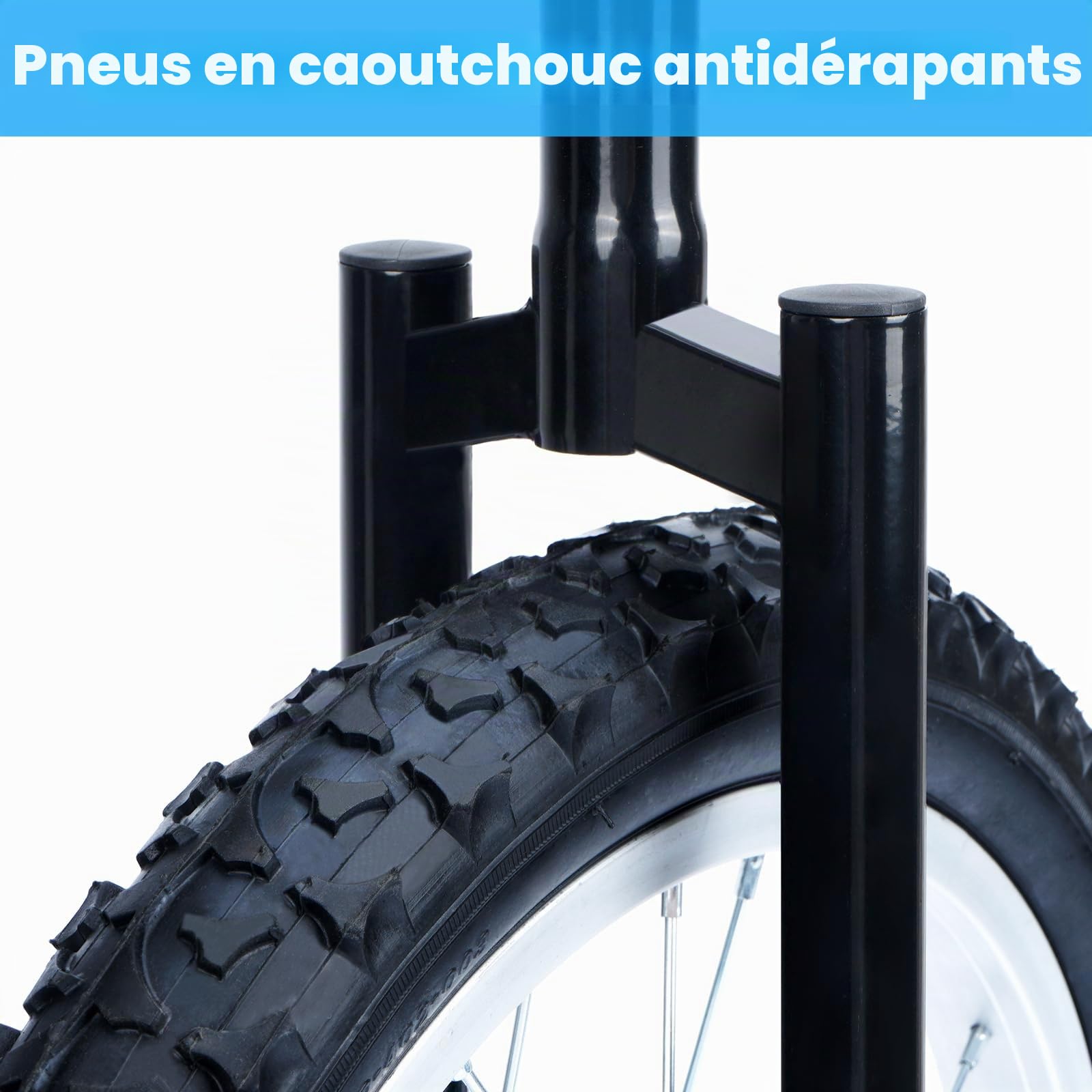 tonchean Monocycle 16 pouces Unicycle d'entraînement à l'équilibre Réglable en hauteur Monocycle pour enfants, débutants et professionnels unisexe