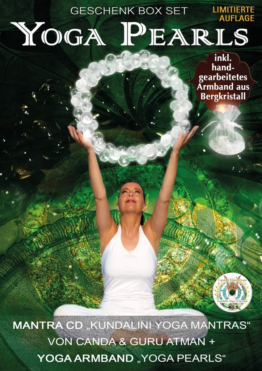 Yoga Pearls Geschenk Box mit Mantra CD "Kundalini Yoga Mantras" + Yoga Armband "Yoga Pearls"