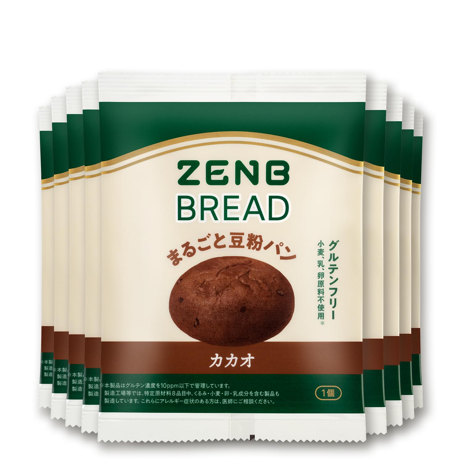 Amazon.co.jp: 【糖質オフの豆粉パン】ZENB ゼンブ ブレッド カカオ 9
