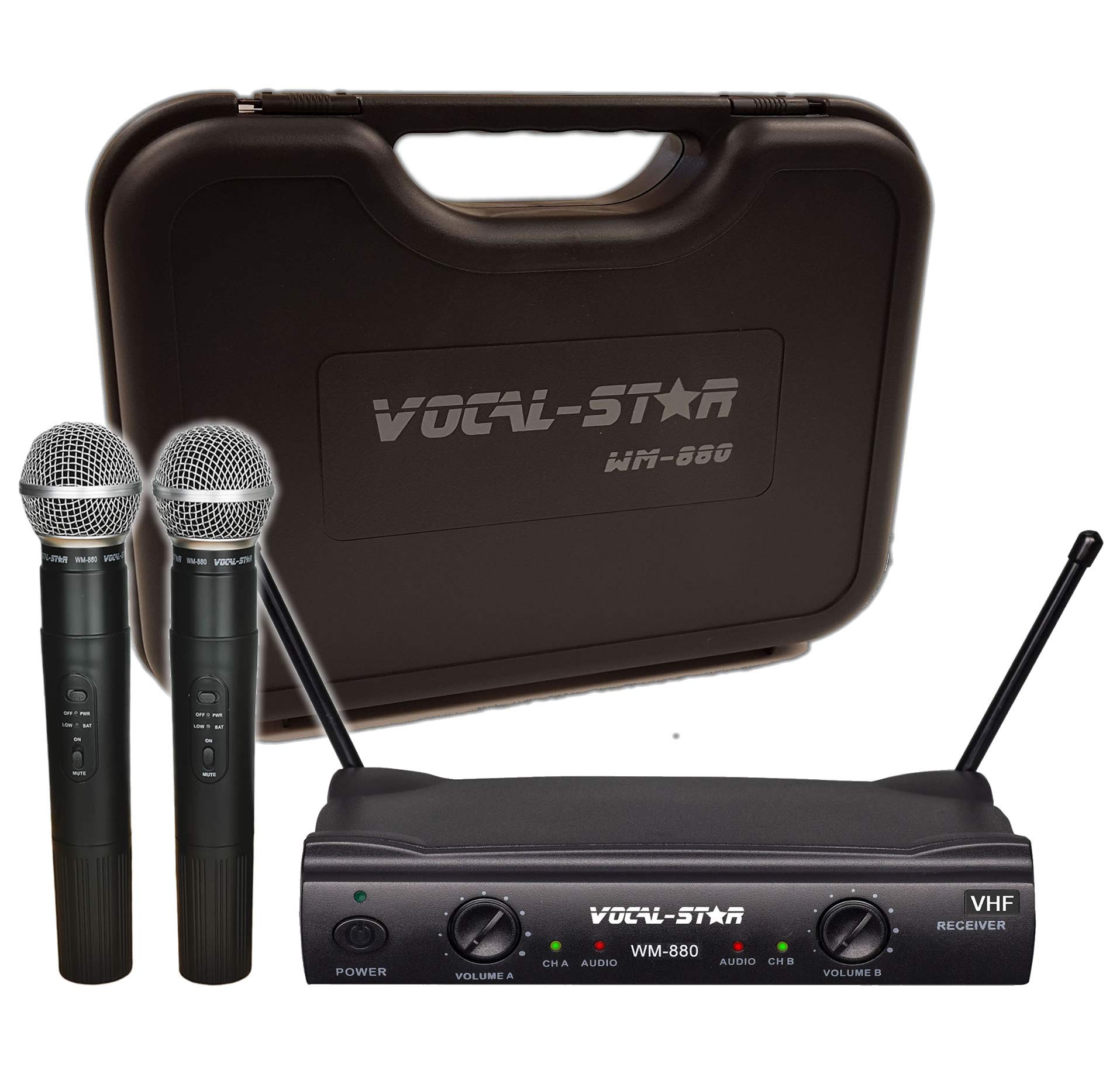 Buy VocalStar 2 Wireless Microphones, UHF, Echo Control, Volume