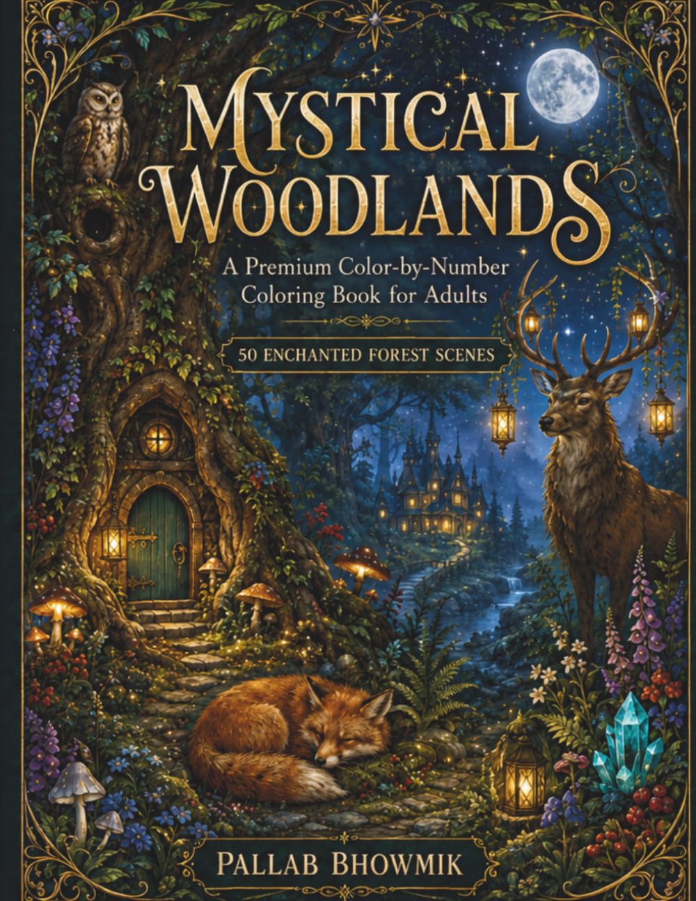 Mystical Woodlands: A Premium Color-by-Number Journey Through Enchanted Forests