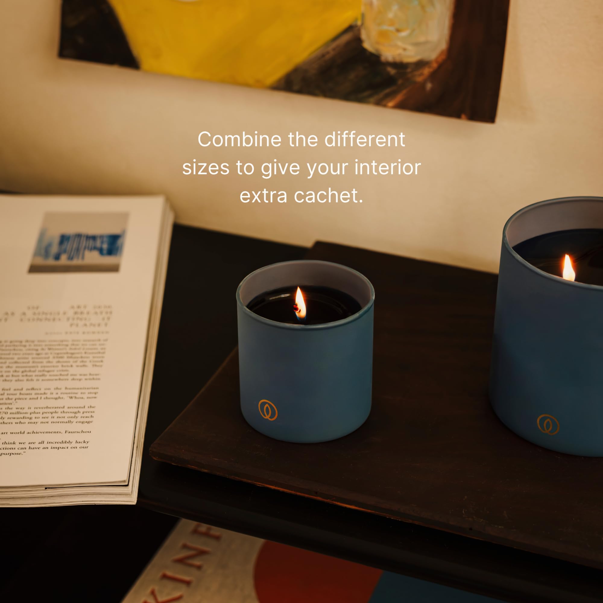 Spaas 6 candele profumate Glow ± 35 ore, Soft Sunrise, lavanda e fiori d'arancio