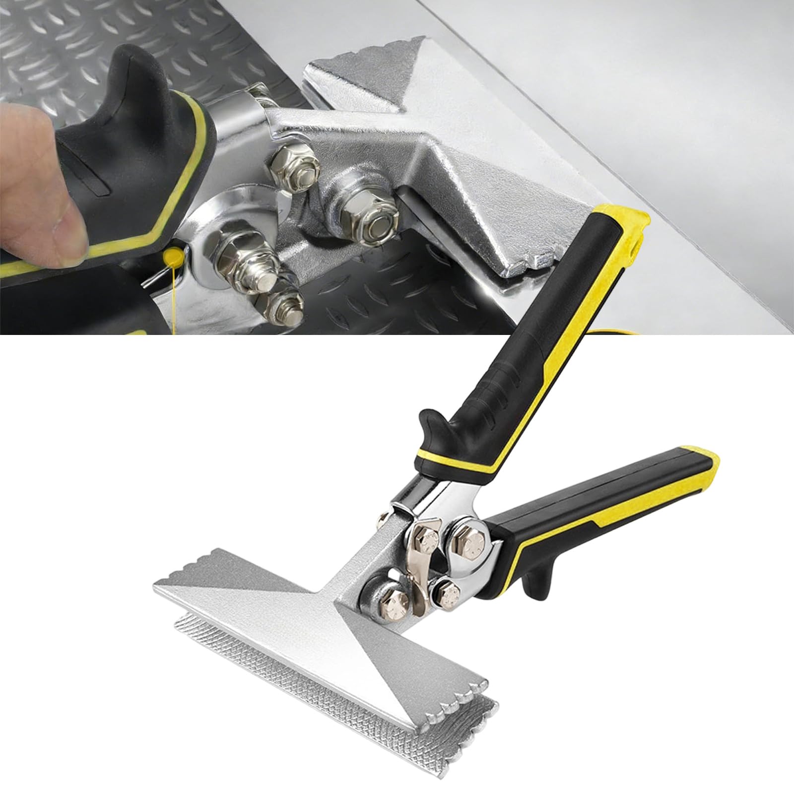 Alicates plegables de diseño preciso, doblador de bordes para un corte preciso y un paso de procesamiento reducido en trabajos de metal, alicates ligeros