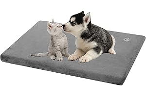 EMPSIGN Stylish Dog Bed Mat Dog Crate Pad Mattress Reversible (Cool &...