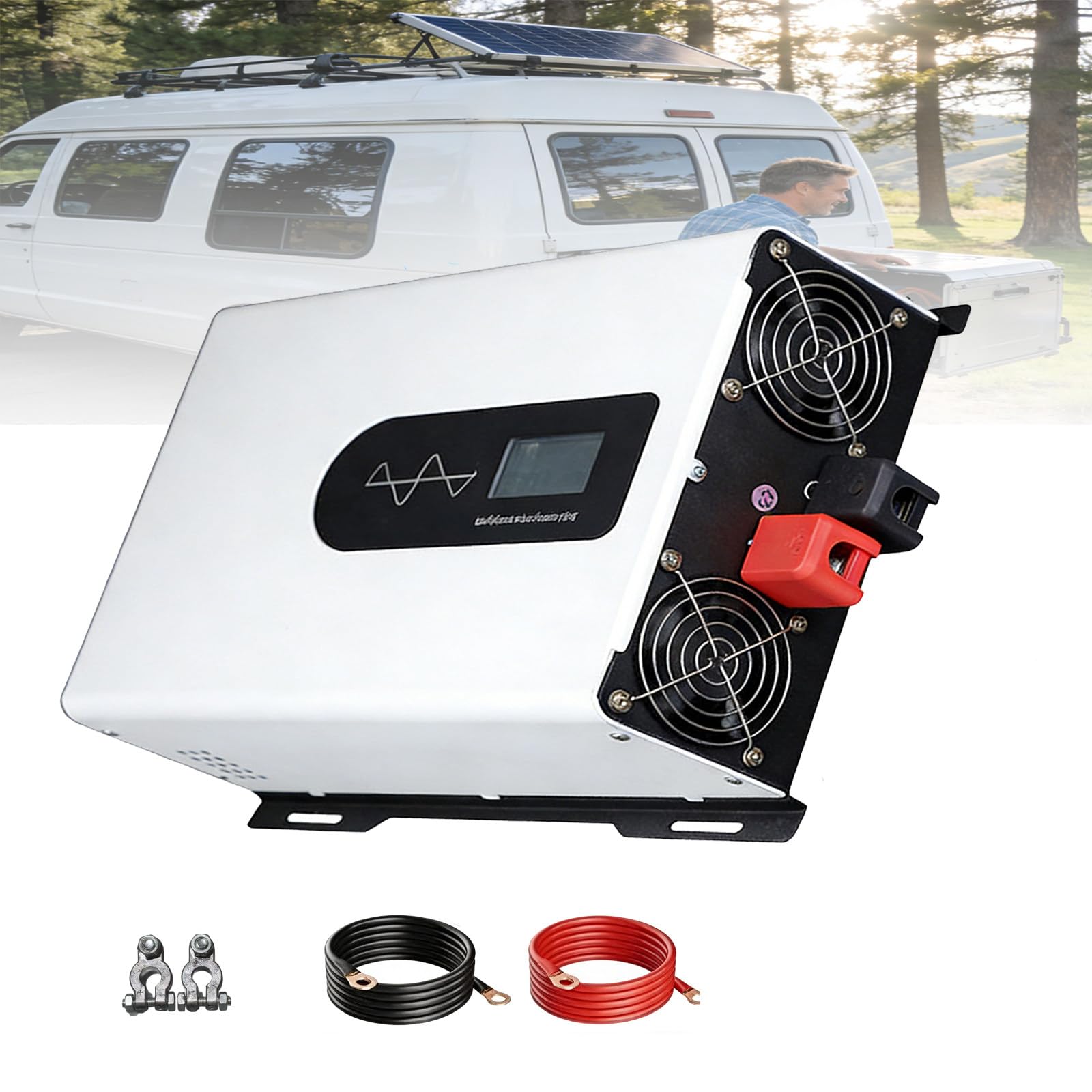 eQianyuan 60V Pure Sine Wave Inverter DC To AC 60V/4000W-110V