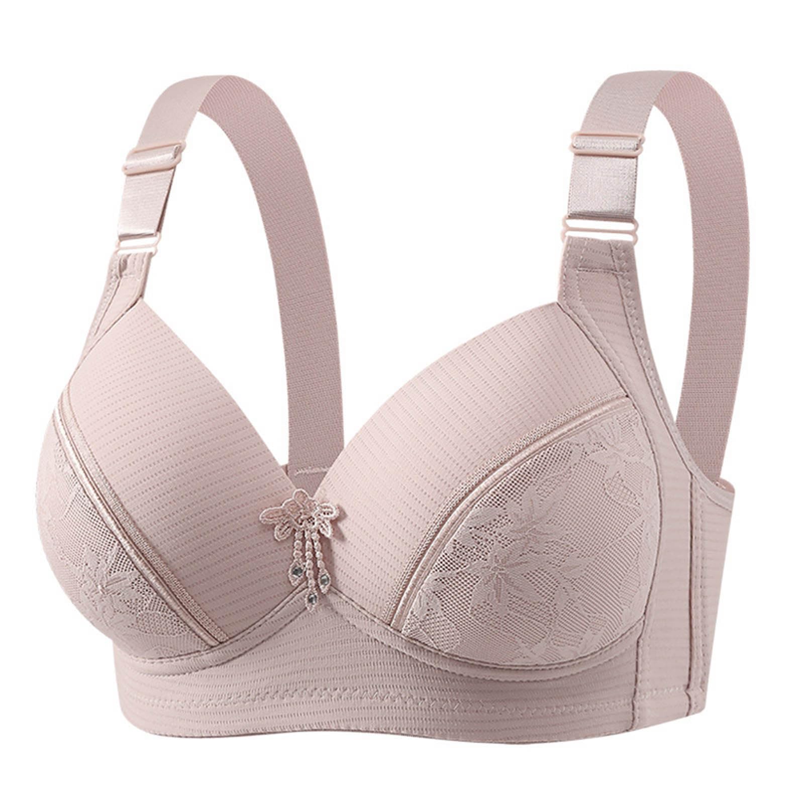 Push Up Bras for Women Comfort Wireless Bralettes Full Coverage Daily Bra Adjustable Straps Back Buckle Everyday Bra