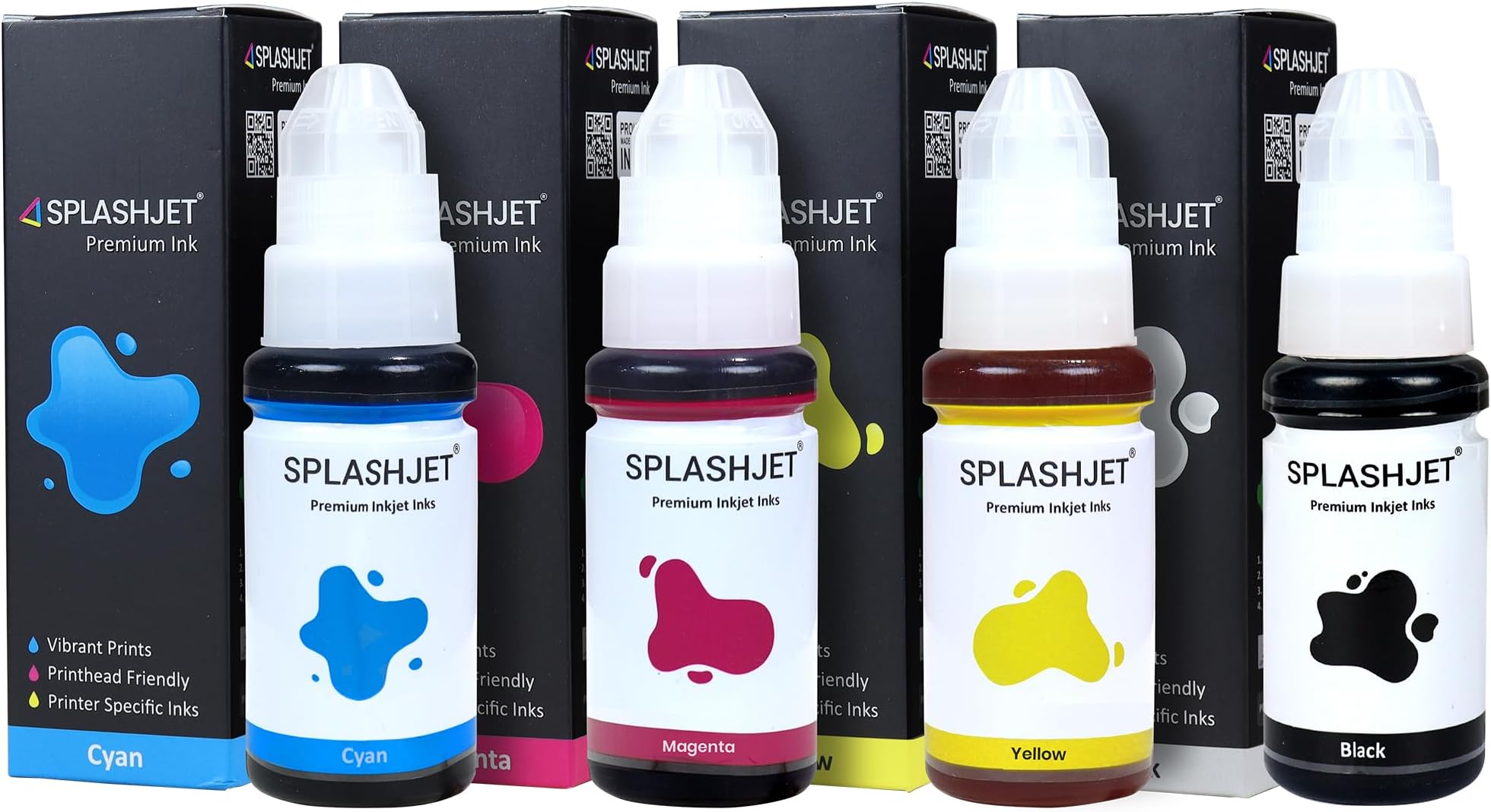 GI 790 Compatible Refill Ink for CN Pixma G2010, G2000, G1010, G1000, G3010, G3000, G4010, G4000 Printer for CN Inktank Printer Ink (70gm X C/M/Y/BK) (Pack of 4) - 501797