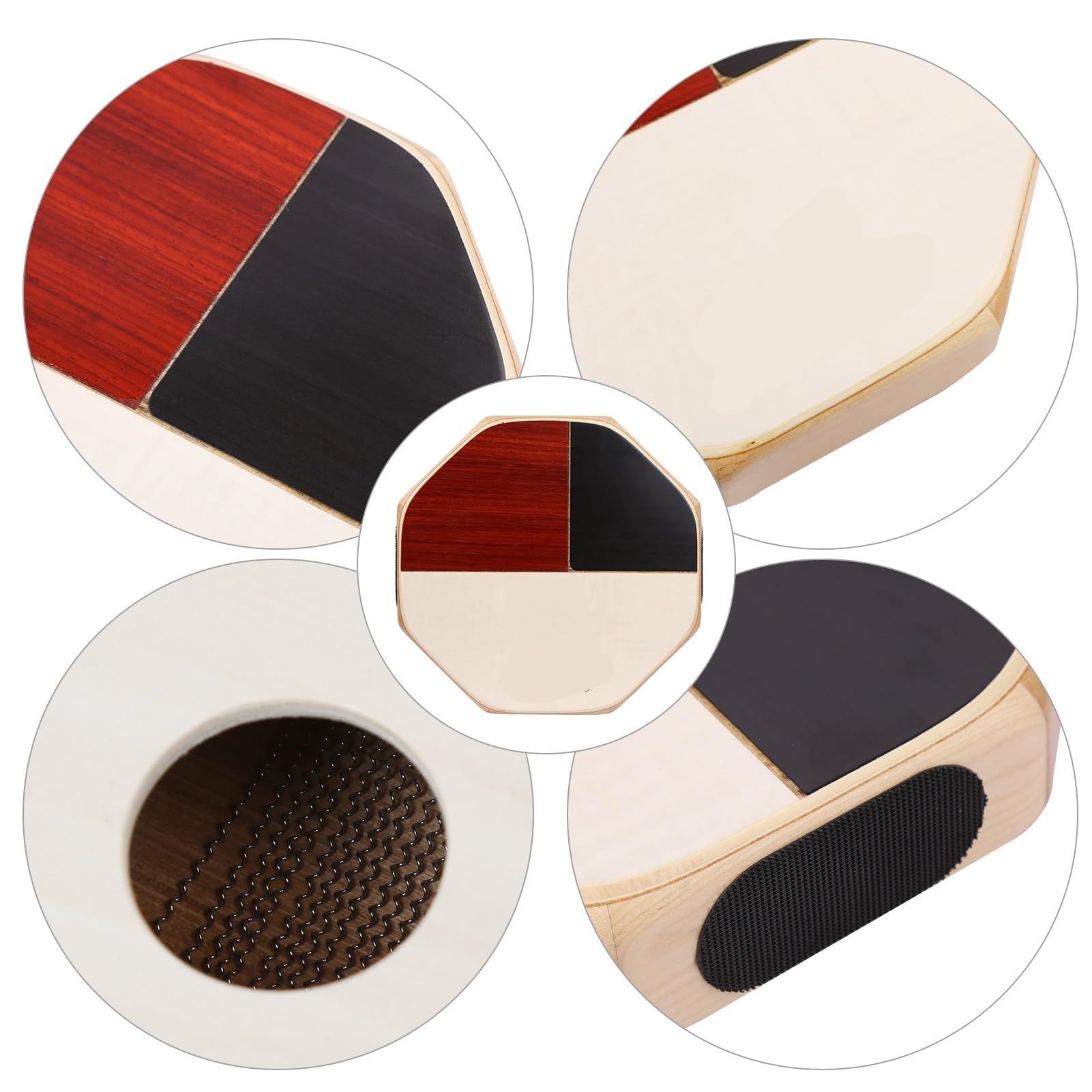 Cajon Cajon Tamburo a mano Strumento a percussione con borsa for il trasporto Portatile for viaggi Campeggio