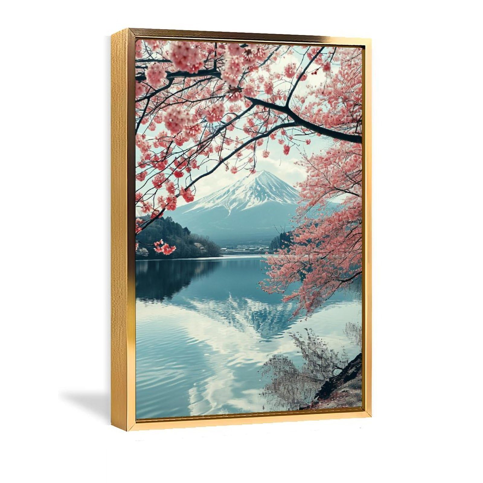 富士山と犬 立体画/風景画/絵画/日本画 富士山 盛り絵 美術品 富士山