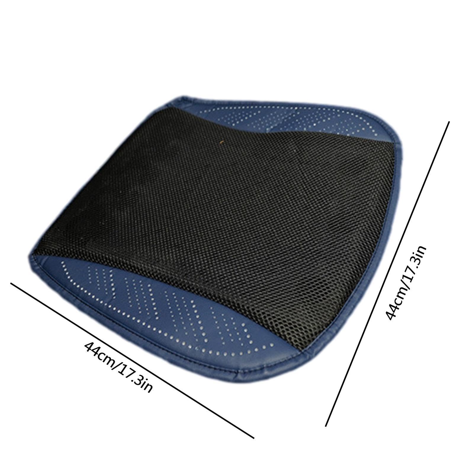 Cojín refrescante para Asiento de automóvil,Cojín refrescante para Asiento | Cojín de Asiento de automóvil Transpirable con Flujo de Aire con 5 Ventiladores - Cojín de Asiento con