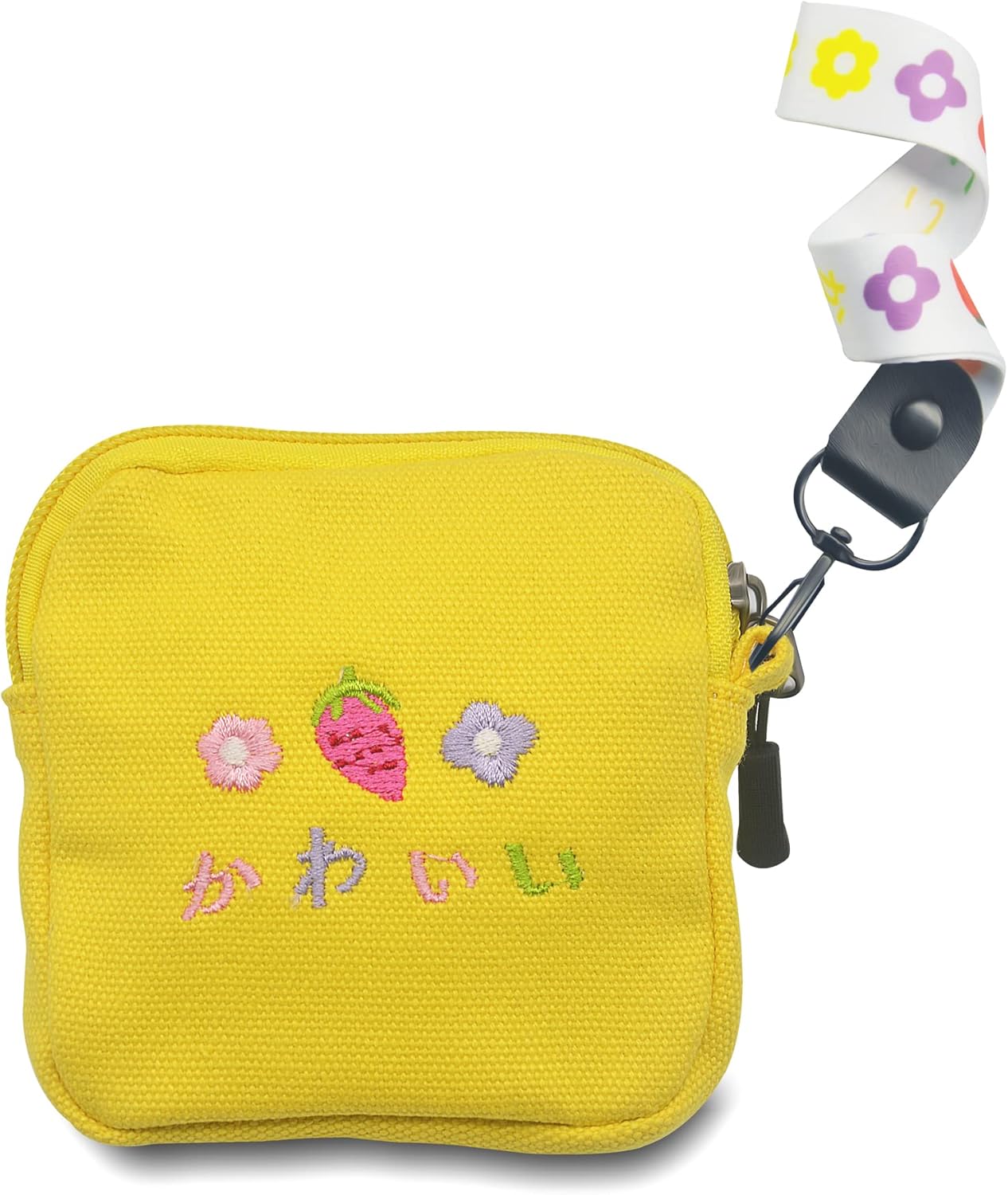 2 Portamonete Floreali Con Cerniera - Mini Portafoglio Per Donna, 13,5x11 Cm - Foto 6