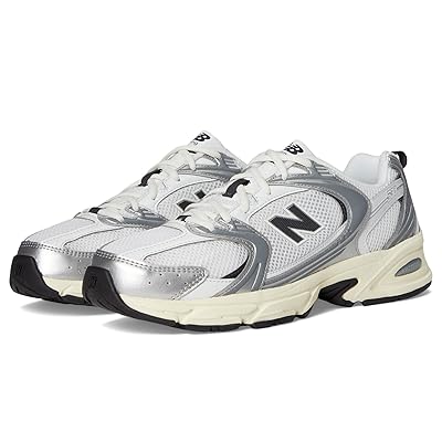 New Balance Classics 530 Athletic Shoes Silver Metallic/Black Cement