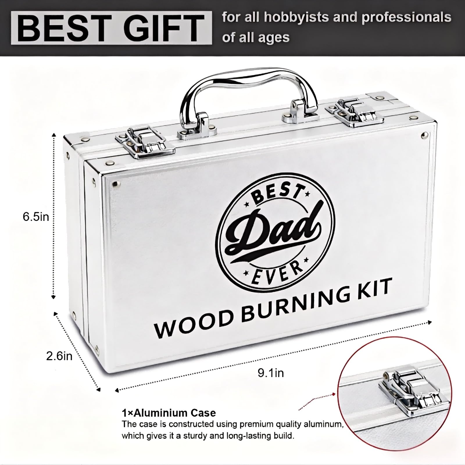 Regalos para papá, kit de quema de madera, grabador de manualidades, herramientas de temperatura ajustable, regalo para hombres, Navidad, cumpleaños, día del padre