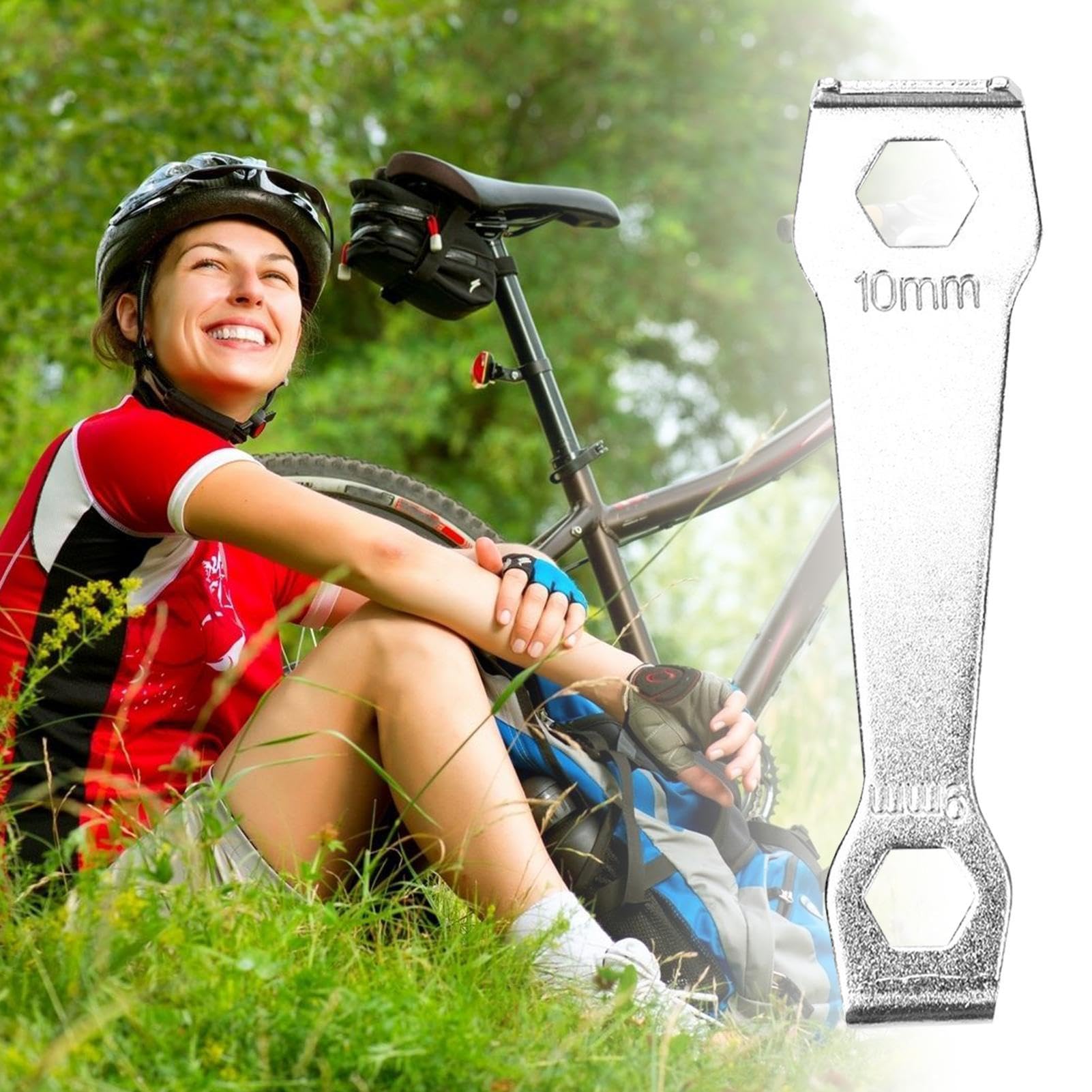 Outil VTT Durable Clé à Plateau Vélo HOUSON - Outil Réparation VTT Et Vélos Course 9/10mm Clé écrou Plateau Vtt Course