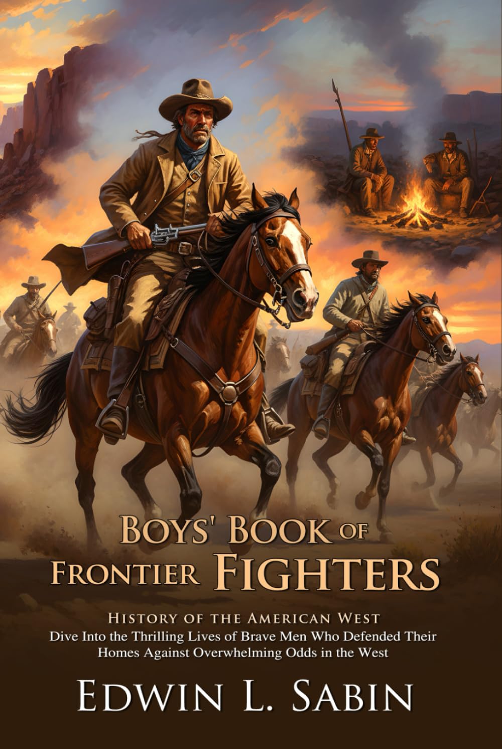 Boys' Book of Frontier Fighters: Legendary Tales of American Pioneers and Heroes: Legendary Skirmishes of the Wild West Era - Illustrated with Biography and Commentary