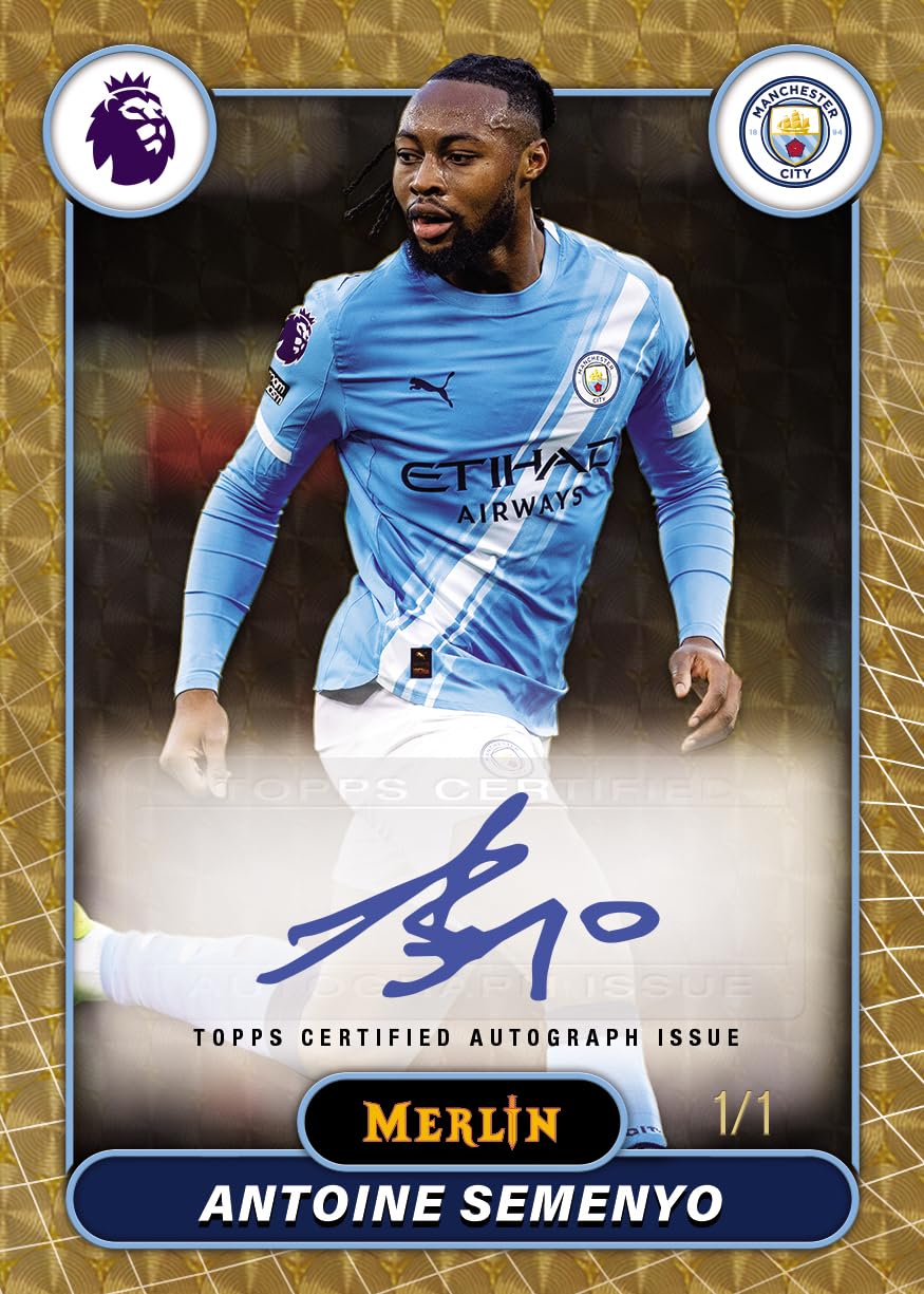 Topps Merlin Premier League 2026 - Boîte de valeur | 4 cartes par paquet, 7 paquets par boîte avec 1 numérotée parallèle par boîte