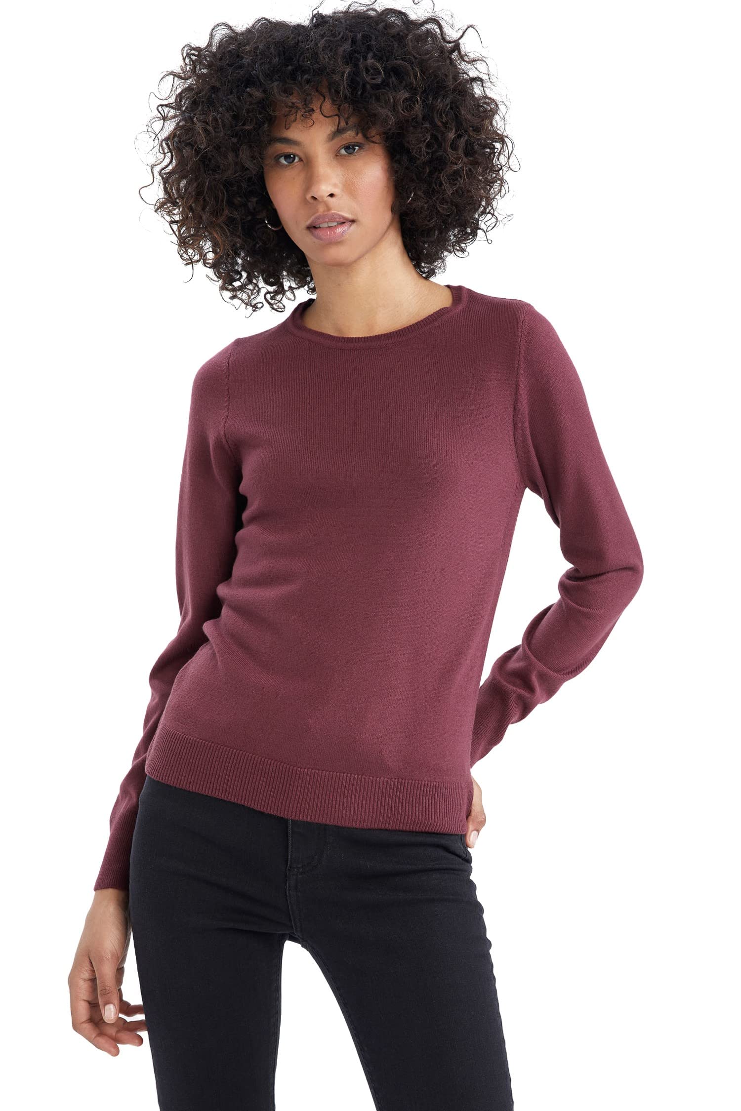 DeFactoWomen's Basic Crew Neck Jumper