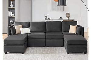 WETRUE: Modular Sectional U-Shaped Sofa Couch