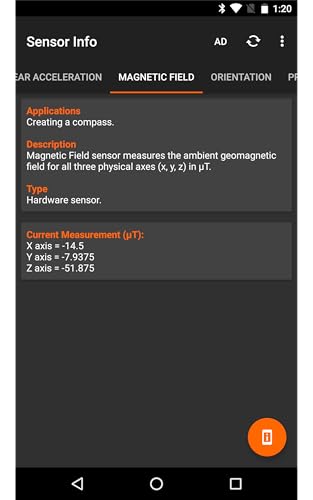Sensor Info