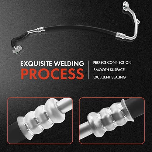Miniatura 5 de A-Premium Conjunto de manguera de línea de descarga de AC compatible con Toyota Highlander 2010-2013 L4 2.7L, compresor a condensador