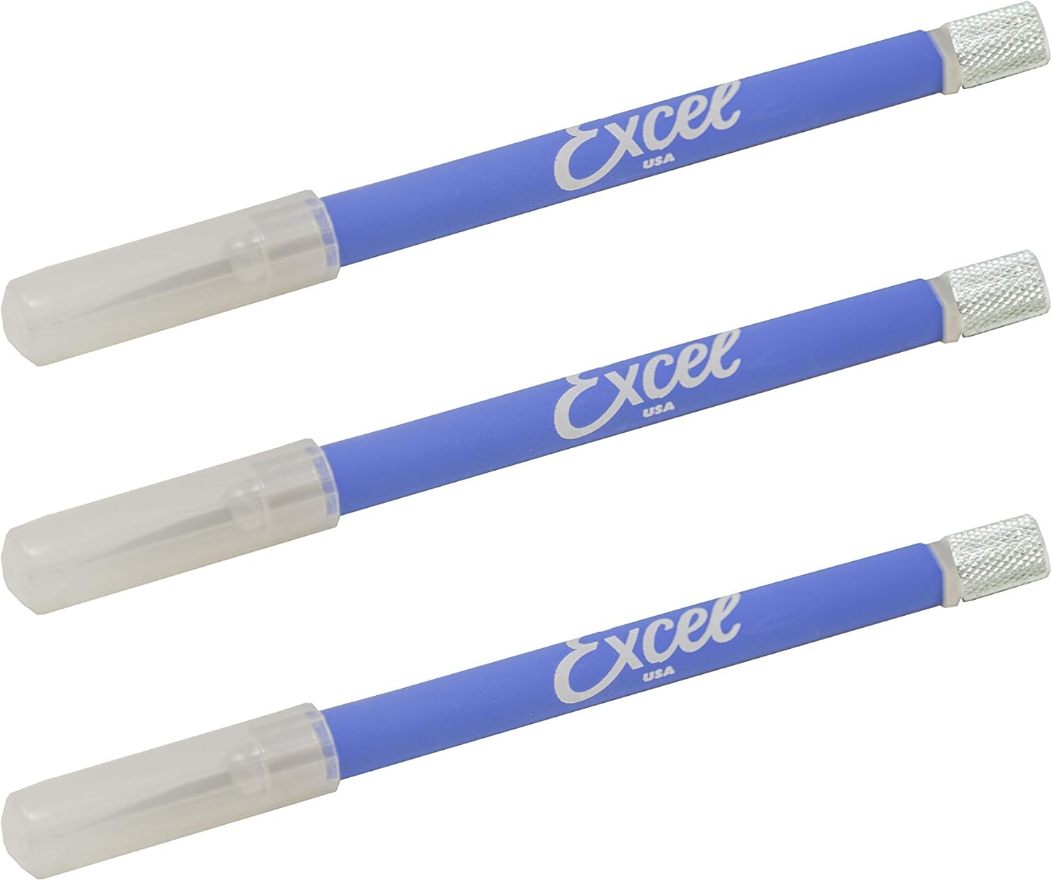 Exclusive Discount 70% Price Excel Blades K18 Soft Grip Hobby Knife - Angled Blade Sharp Hobby Knife - Crafting Supplies - Light Duty Scrapbook Knife and Cutting Tool for Precision Cutting and Trimming – Blue, 3 Pack