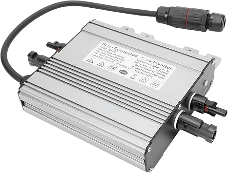 Micro Inverter, IP65 Water Proof Aluminum Alloy Rapid Shutdown Solar Grid Inverters for Balcony Power Station