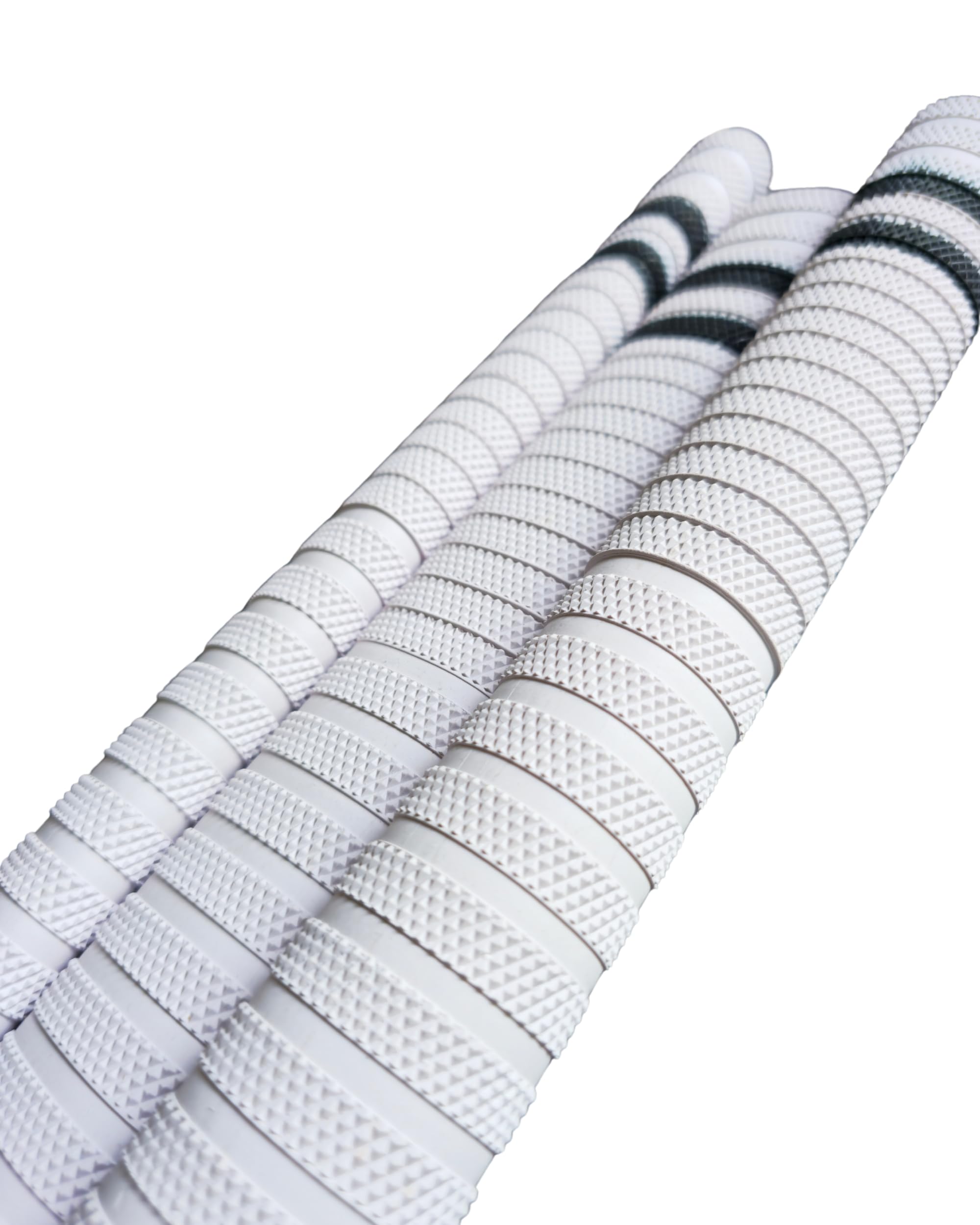 xoko Premium White Cricket Bat Grip with Black Line | Ultra Tacky Rubber Handle Grip for Better Control and Comfort β Pack of 1 3