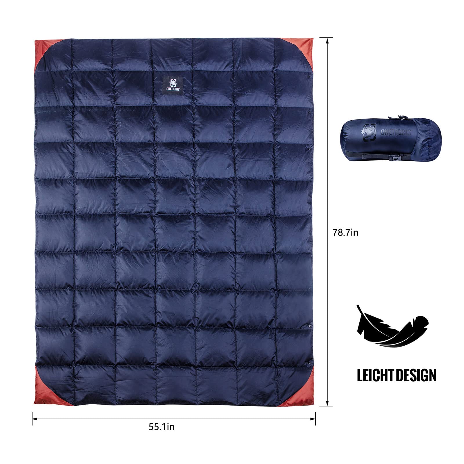 Coperta Da Campeggio OneTigris 3 Stagioni - Leggera E Compatta Per 1 Persona - Foto 6