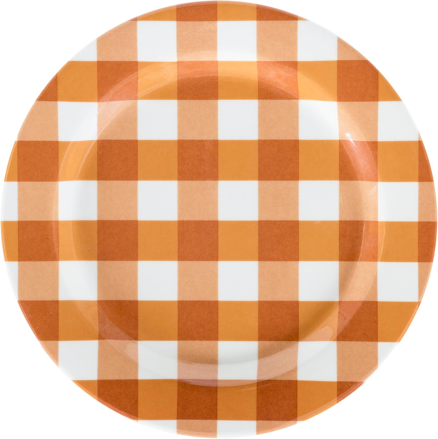 C.R. Gibson QAPS2-24068 Reusable Fall Plastic Plate Set for Thanksgiving, 9" Diameter, 4pcs