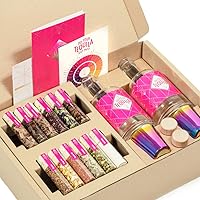 Vista 1 de ¡HAZ TU TEQUILA Kit de Infusión de Tequila DIY 12 Mezclas de Astillas de Madera y Plantas 2 Vasos de Chupito & Recetas de Cóctel Regalo