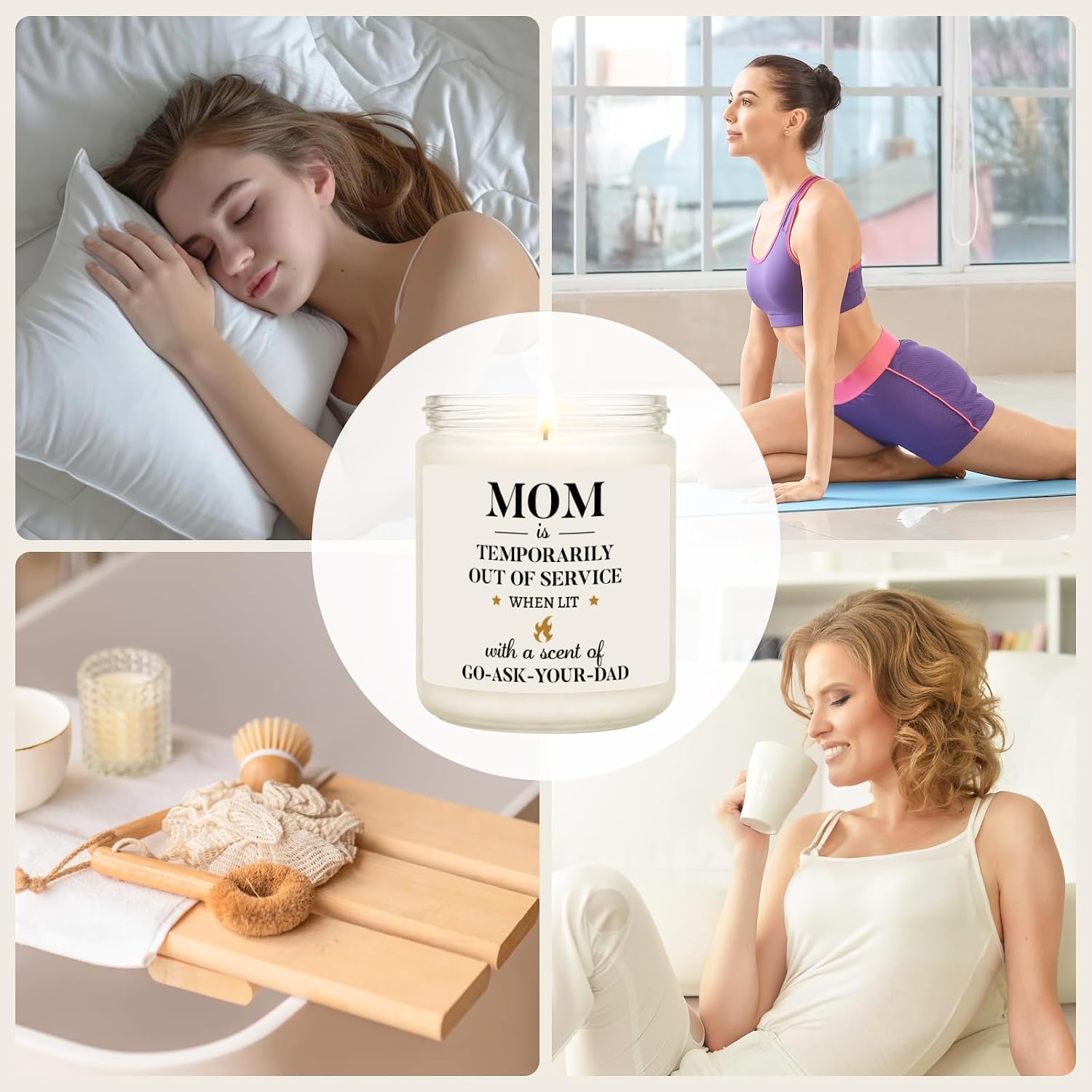Gifts for Mom, Funny Mom Candle, Birthday Gifts from Daughter Son