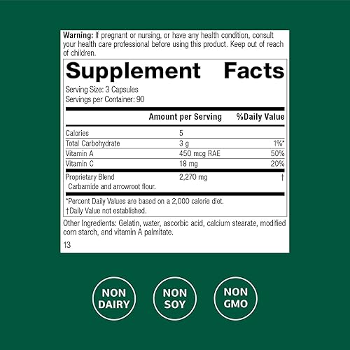Miniatura 2 de Standard Process A-C Carbamida - Suplemento de apoyo renal sin gluten con vitamina A, vitamina C y harina de arrurruz - 270 cápsulas