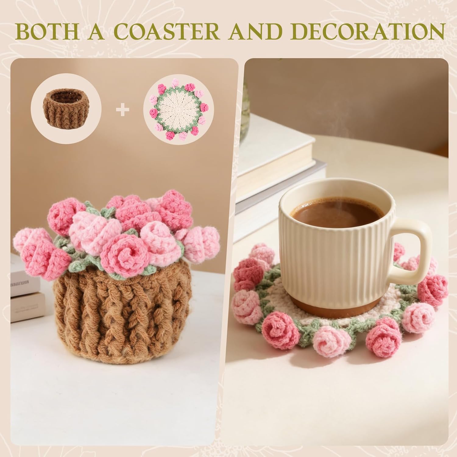 Exquisite Ladies' Gift Box — Featuring a Cozy Knit Throw, Ceramic Mug, Handcrafted Sunflower, Plush Socks, and Rose Coaster Set | A Thoughtful, Heartwarming Best Friends, Mothers, and Wives