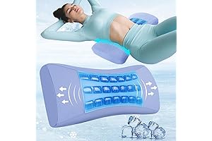Gel Lumbar Support Pillow for Comfort and Relief of Lower Back Pain