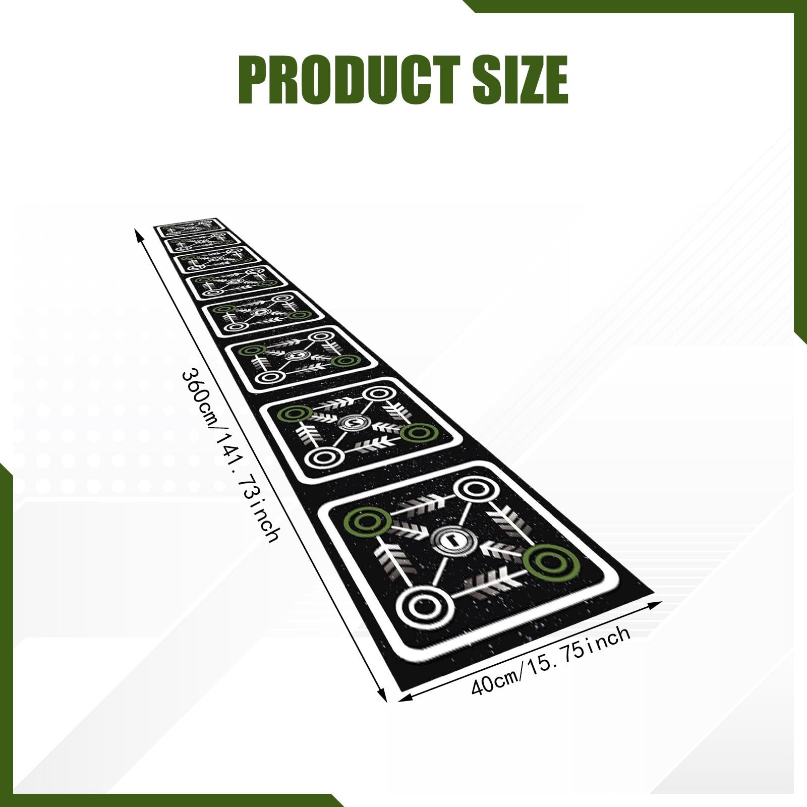 Soccer Agility Ladder Mat Portátil de Diatomita con Superficie Suave Y Antideslizante Resistencia Al Desgaste Y Absorción de Agua Adecuado para