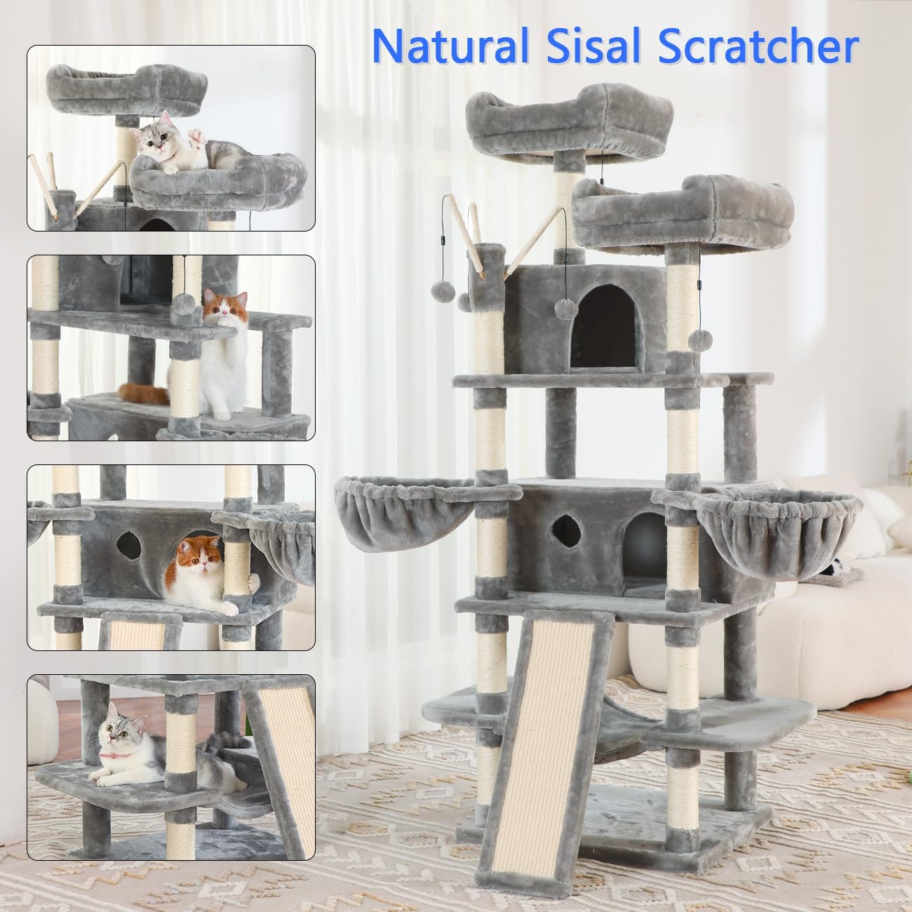 review Tall Cat Tree 69