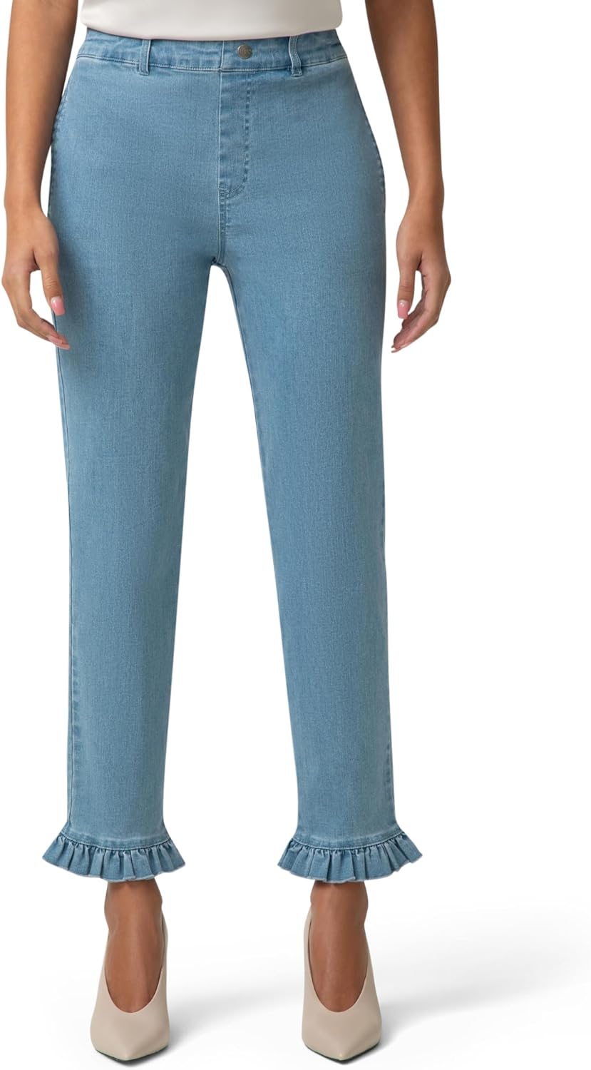 HUE Womens Fashion Denim Jean Skimmer Leggings