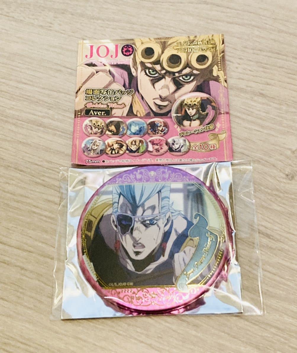 5部ポルナレフ アニメ展缶バッジ 5部ポルナレフ アニメ展缶バッジ ジョジョ アニメ10周年記念展