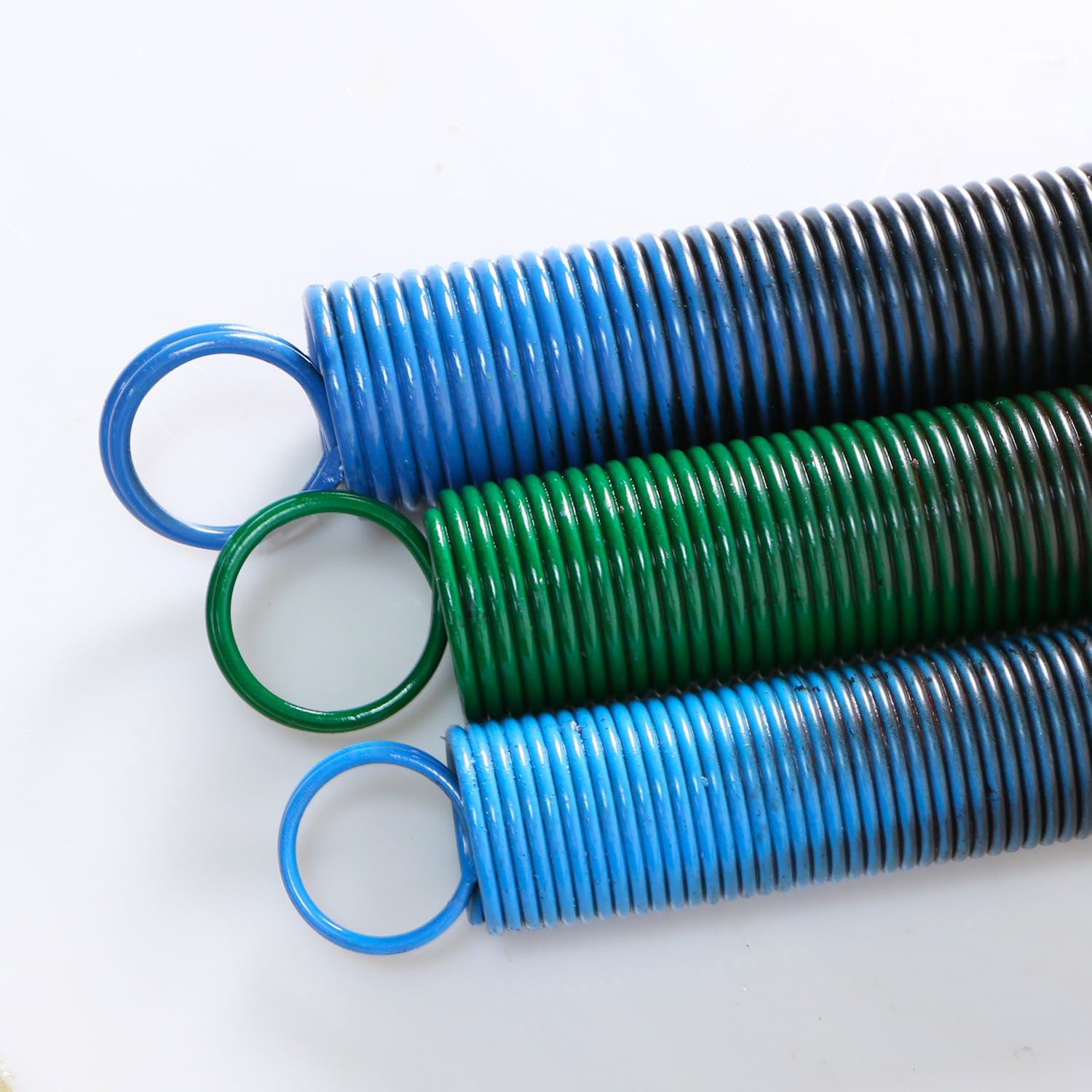 Aopin 1 Pair Replacement Garage Door Extension Spring Heavy Duty Stretch Spring,Black, 120 lb