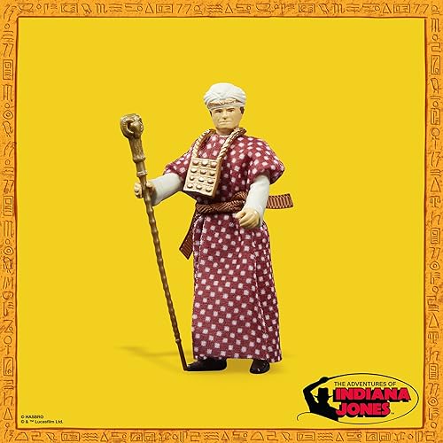Miniatura 3 de Indiana Jones and The Raiders of The Lost Ark Retro Collection Belloq (Ceremonial) juguete, figuras de acción de 3.75 pulgadas para niños a partir