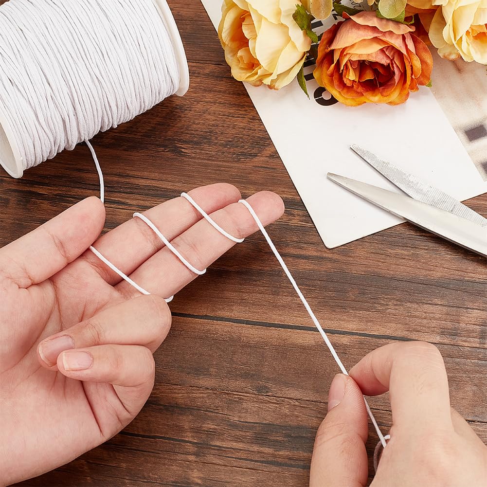 PH PandaHall 0.5mm Cordon Ciré 106 M Ficelle De Perles Cirée