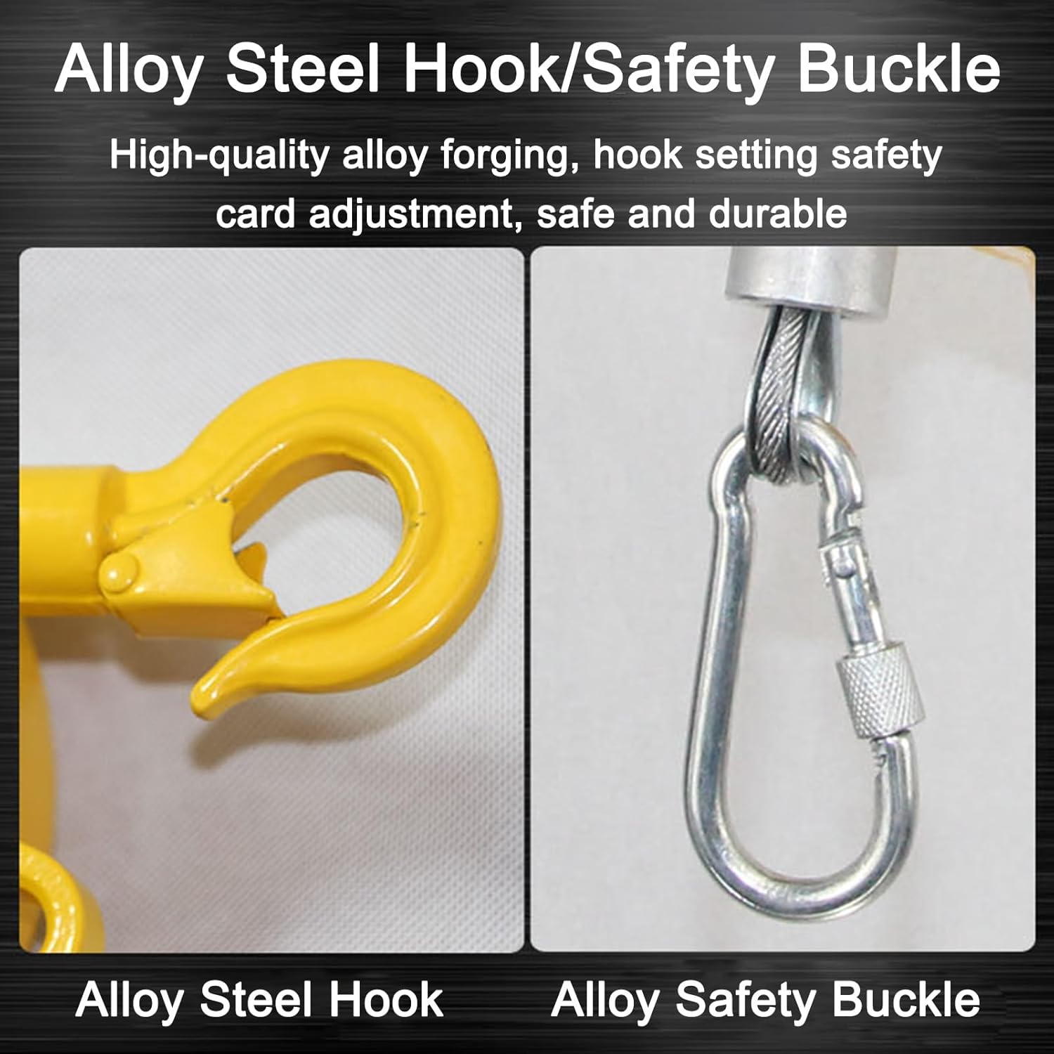 Retractable Spring Balancer with Hook & Wire Rope - Adjustable Tool Holder for Workshop & Assembly Line (15-22kg) - Durable, Heavy-Duty, Easy to Use